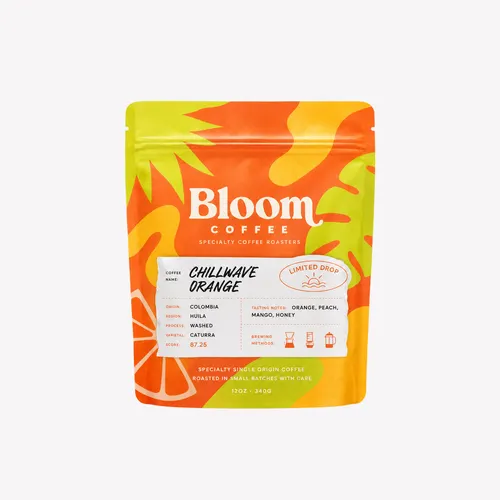 Product photo of Chillwave Orange coffee, priced $15.99.
